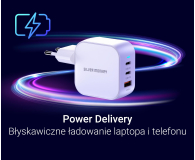 Silver Monkey Ładowarka GaN Smart Trio 70W PD Biała - 1417248 - zdjęcie 3